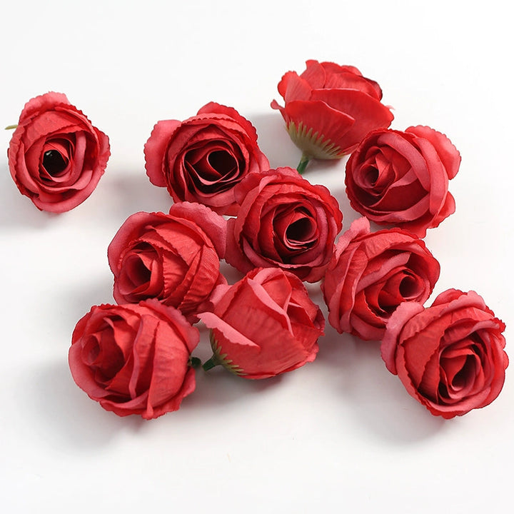 4cm Artificial Rose Flower Heads Pack 30 is a perfect addition to your decorative floral collection.