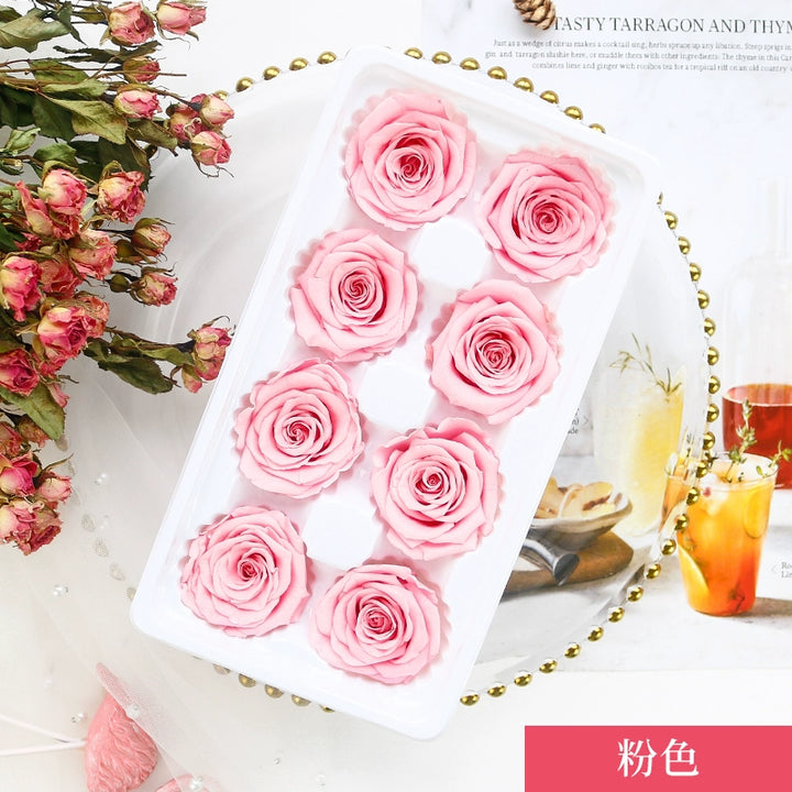 Preserved Rose 4-5cm – 25 Piece Floral Set for Creative Projects