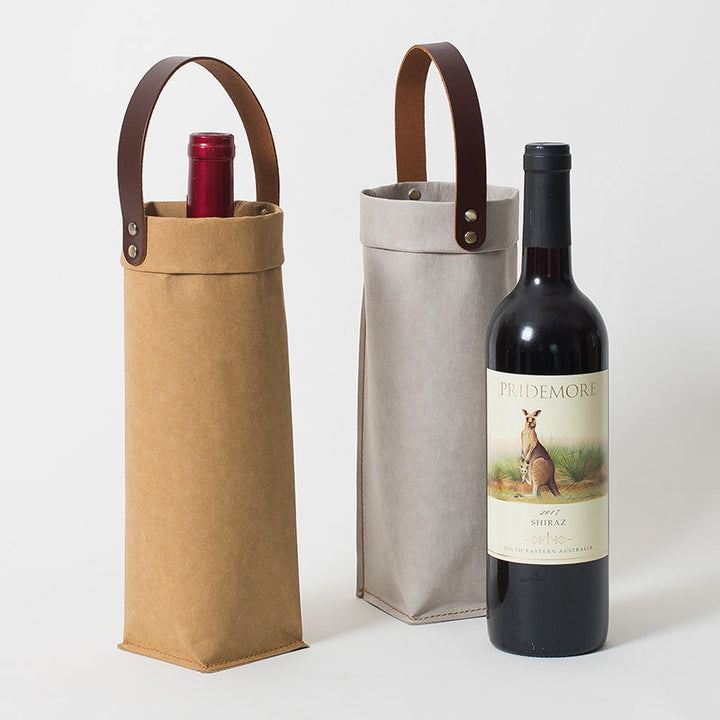 Biodegradable Kraft Paper Wine Gift Bag