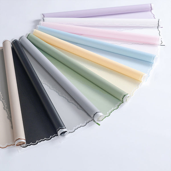 Plastic Wrapping Paper with Wavy Edge Pack 20 (58x58cm)