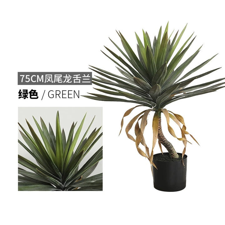 Artificial Yucca Tree for Home and Hotel Décor – Faux Tropical Green Plant