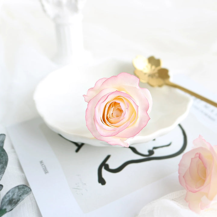 Elegant Preserved Roses - 3.5-4.5cm Bloom for Timeless Arrangements