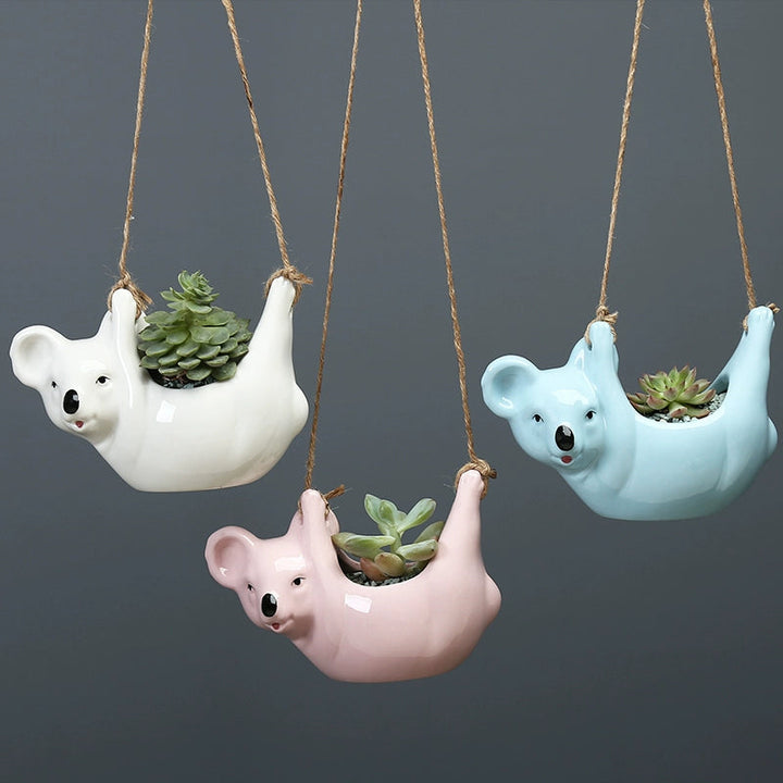 Koala Hanging Succulent Cactus Pot