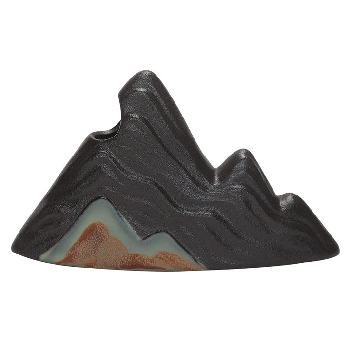 Mountain-shaped Ceramic Flower Vase