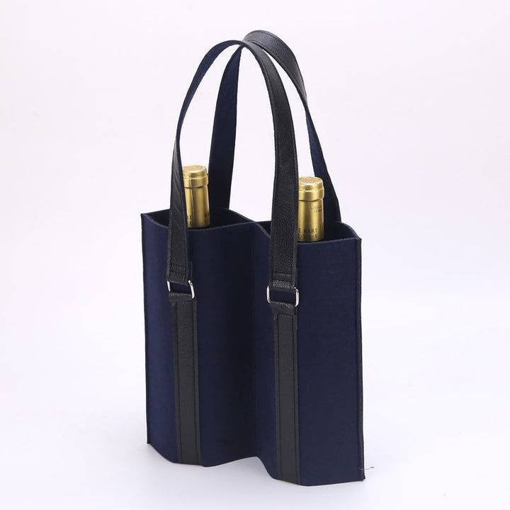 Two-bottle Felt Wine Bottle Gift Bags