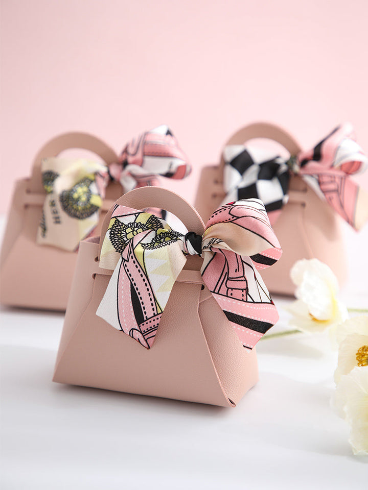 Party Favor Gift Bag with Silk Bow Pack 20 (12x5.5x13cm)