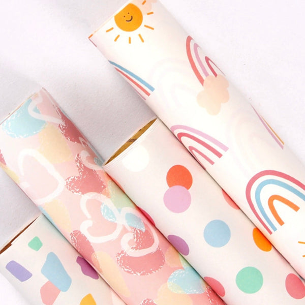 Pastel Gift Wrapping Paper – Soft & Playful Designs for Birthdays & Gifts