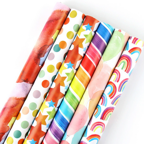 Colorful Modern Gift Wrapping Paper
