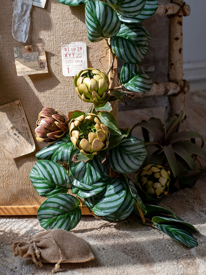 Artificial Peacock Plant Ivy Bush (100cmL), perfect as faux plant.