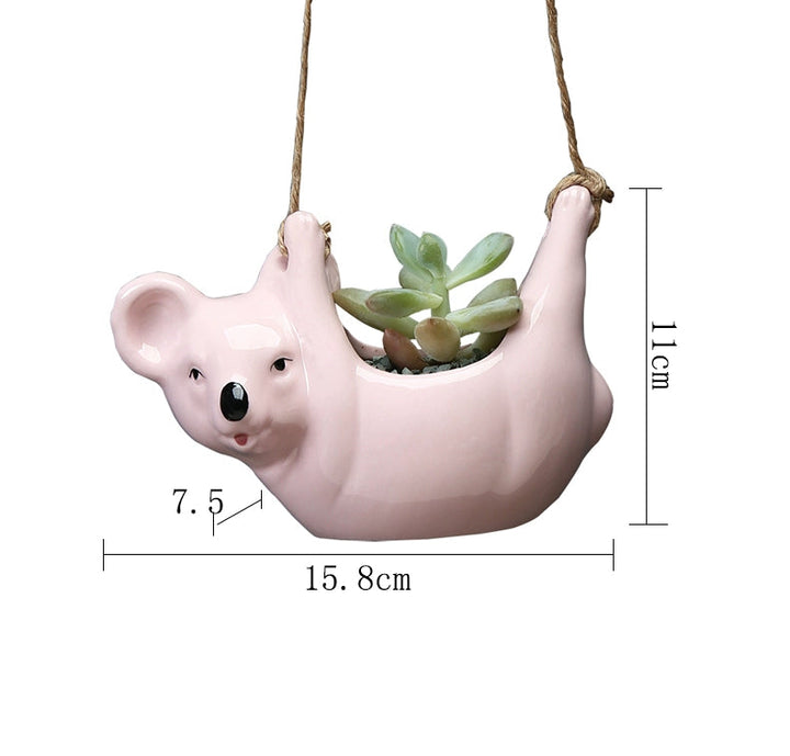 Koala Hanging Succulent Cactus Pot