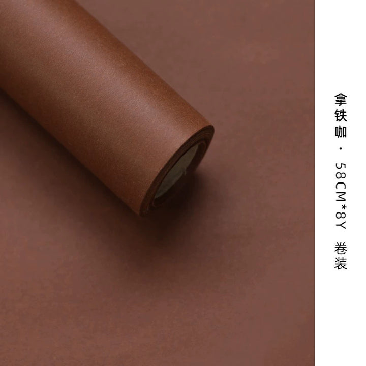 Thick Waterproof Solid Color Kraft Flower Wrapping Paper