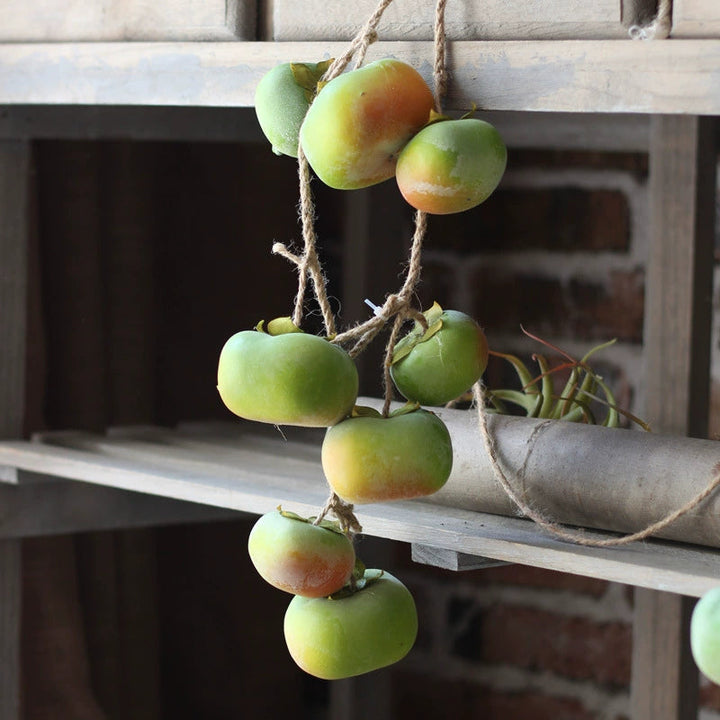 Artificial Persimmon Hanging Decoration (85cmL), perfect as faux plant.