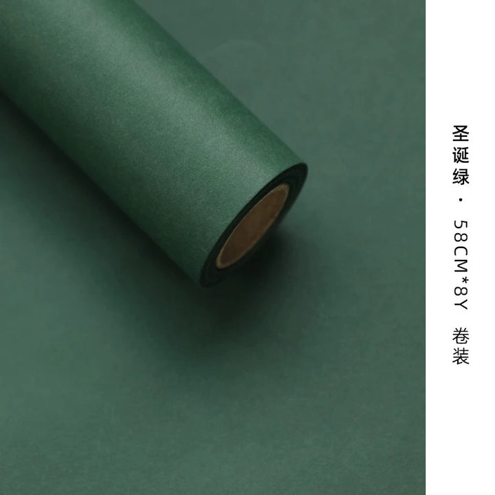 Thick Waterproof Solid Color Kraft Flower Wrapping Paper