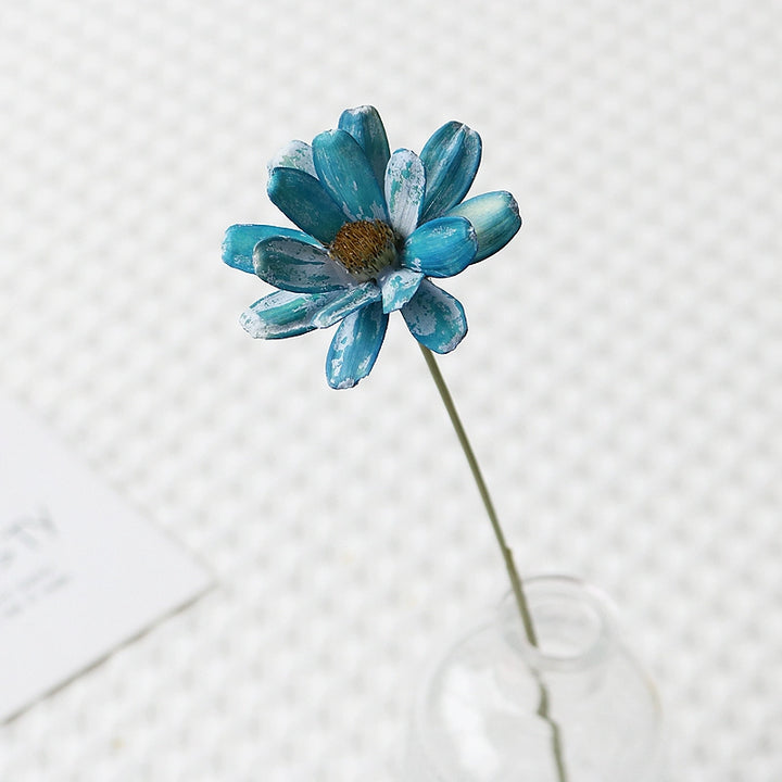 Colorful Preserved Daisy Flowers – Single Bloom for DIY Floral Crafts