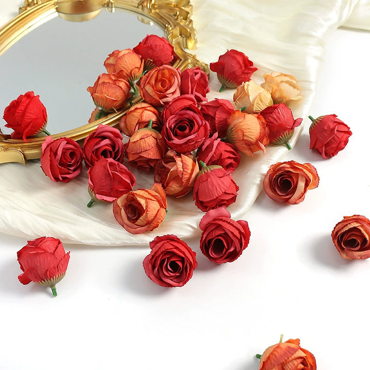 4cm Artificial Rose Flower Heads Pack 30 is a perfect addition to your floral supplies collection.