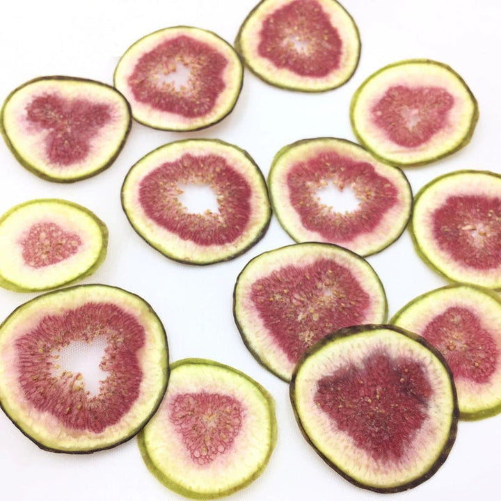 5 Pcs Dried Pressed Fig Slices for DIY Crafts