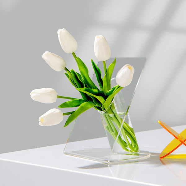 Acrylic Flower Vase Minimal Home Decoration