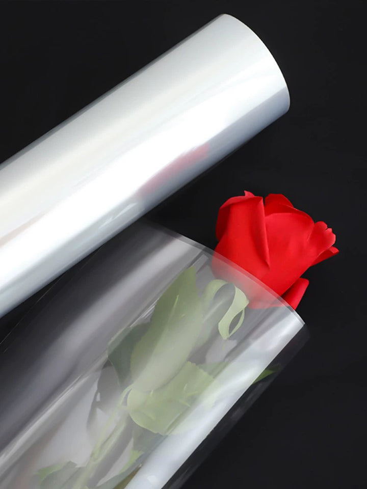 High Transparency OPP Cellophane Wrap for Flower and Gift Packaging, 60cm x 50m, 70cm x 50m