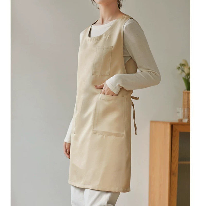 Japanese Style Thick Polyester Apron for Women