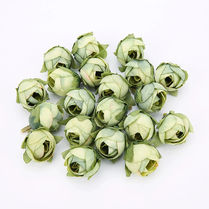 2cm Vintage Rose Buds Silk Flower Heads Pack 40 is a perfect addition to your floral supply collection.