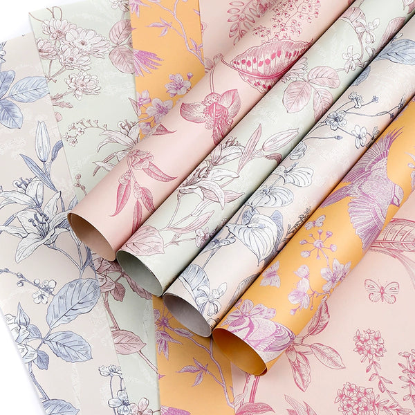 Flower Bouquet Wrap Paper Waterproof Pack 20