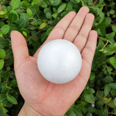 White Polystyrene Foam Balls for DIY Crafts is a perfect addition to your florist supply collection.