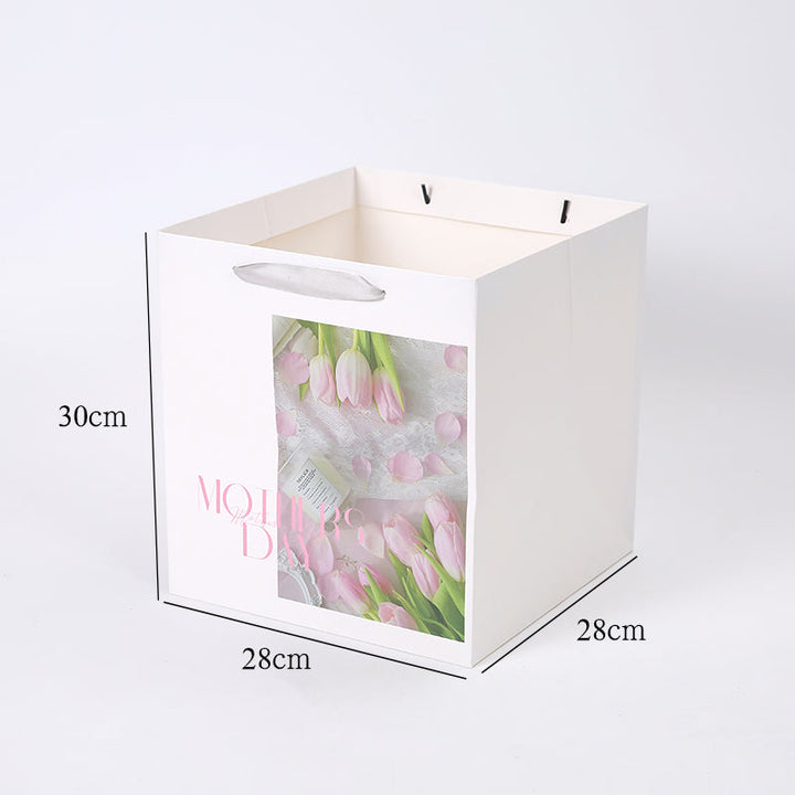 Mother's Day Large Square Gift Bags Pack 6