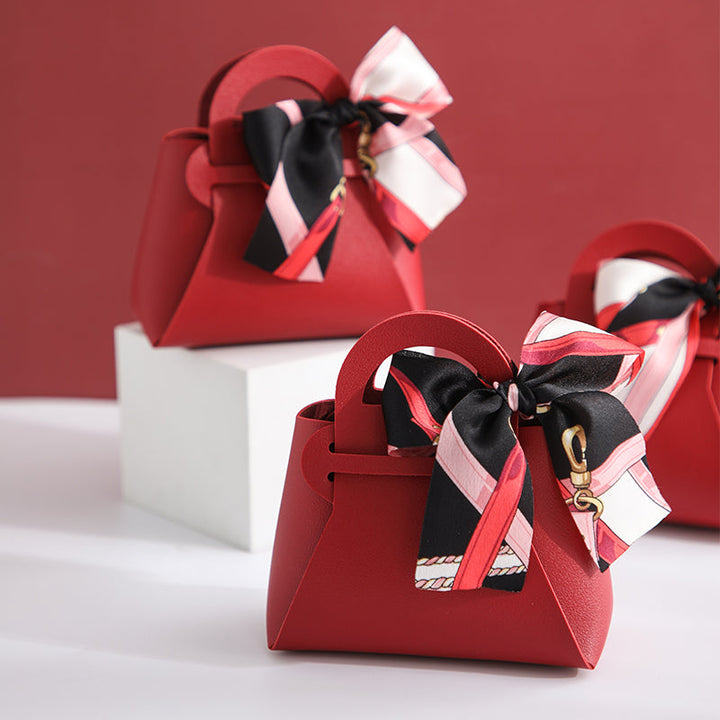 Party Favor Gift Bag with Silk Bow Pack 20 (12x5.5x13cm)