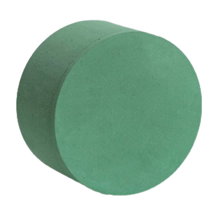 Round Green Wet Floral Foam Bricks is an ideal addition to your floral styrofoam collection.