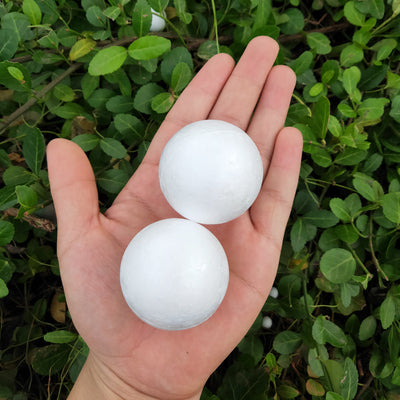 White Polystyrene Foam Balls for DIY Crafts is a perfect addition to your floral supply collection.