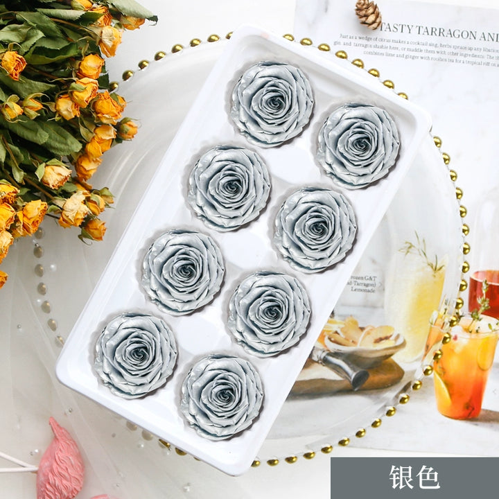 Preserved Rose 4-5cm – 43 Piece Floral Set for Creative Projects