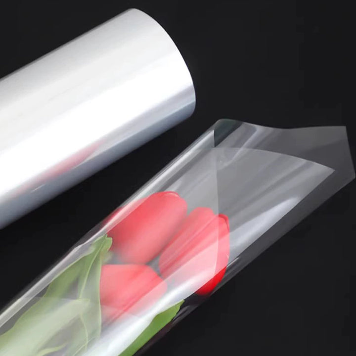 High Transparency OPP Cellophane Wrap for Flower and Gift Packaging, 60cm x 50m, 70cm x 50m