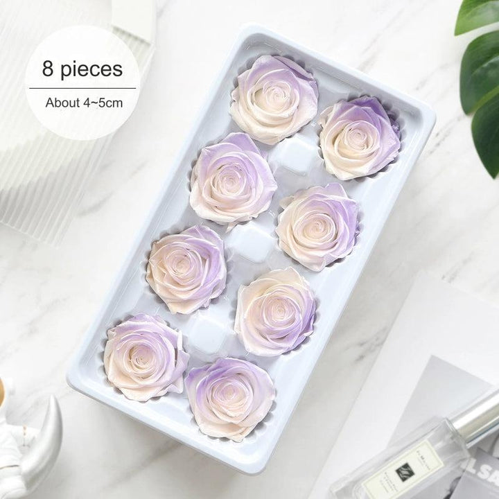 Iridescent Preserved Roses, 2-6cm Pack