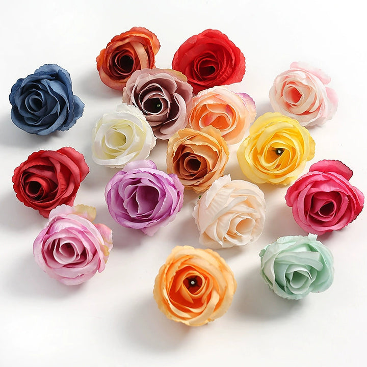 4cm Artificial Rose Flower Heads Pack 30 is a perfect addition to your floral supplies collection.