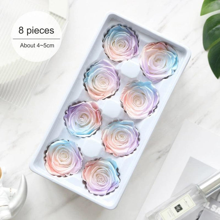 Iridescent Preserved Roses, 2-6cm Pack