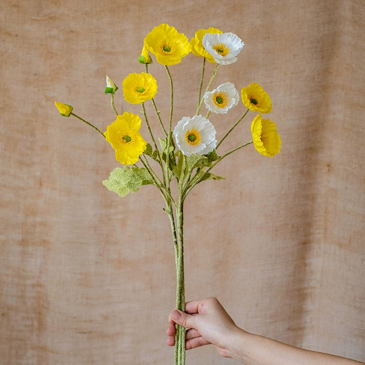 Artificial Poppy Spray Fake Flowers, perfect as artificial flowers.