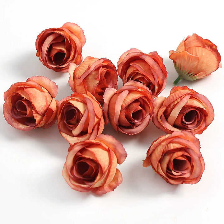 4cm Artificial Rose Flower Heads Pack 30 is a perfect addition to your decorative floral collection.