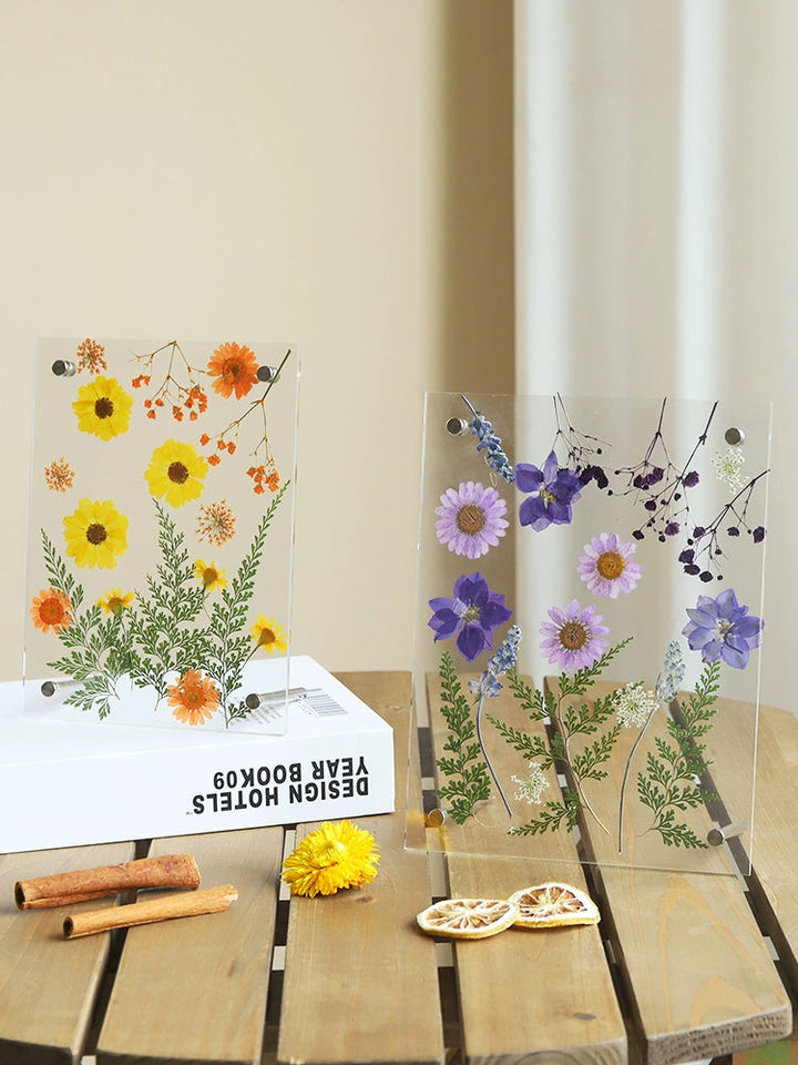 Dried Flowers Pressed Flowers Photo Frame DIY Kit is a perfect addition to your floral supply collection.