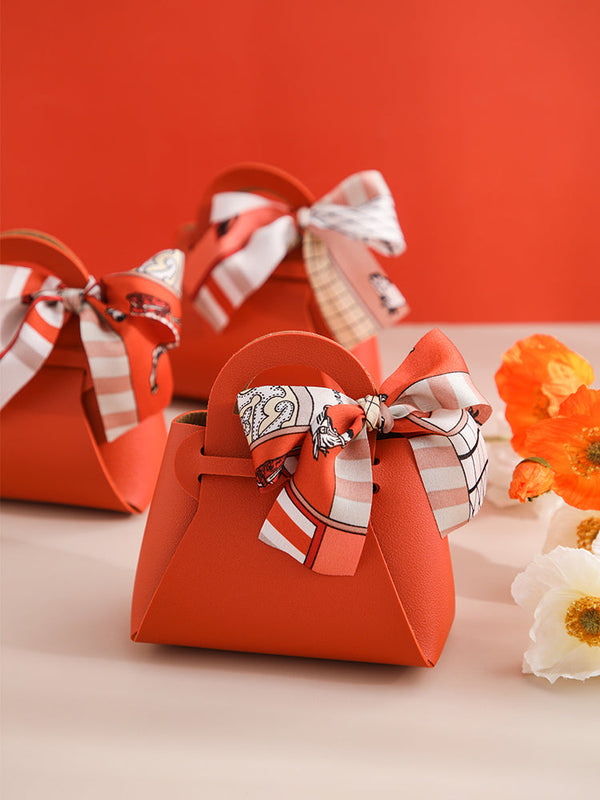 Party Favor Gift Bag with Silk Bow Pack 20 (12x5.5x13cm)