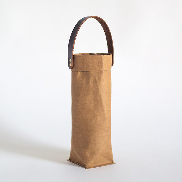 Biodegradable Kraft Paper Wine Gift Bag