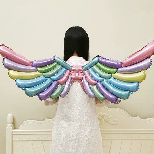 Butterfly Unicorn Wings Foil Balloon Pack 5