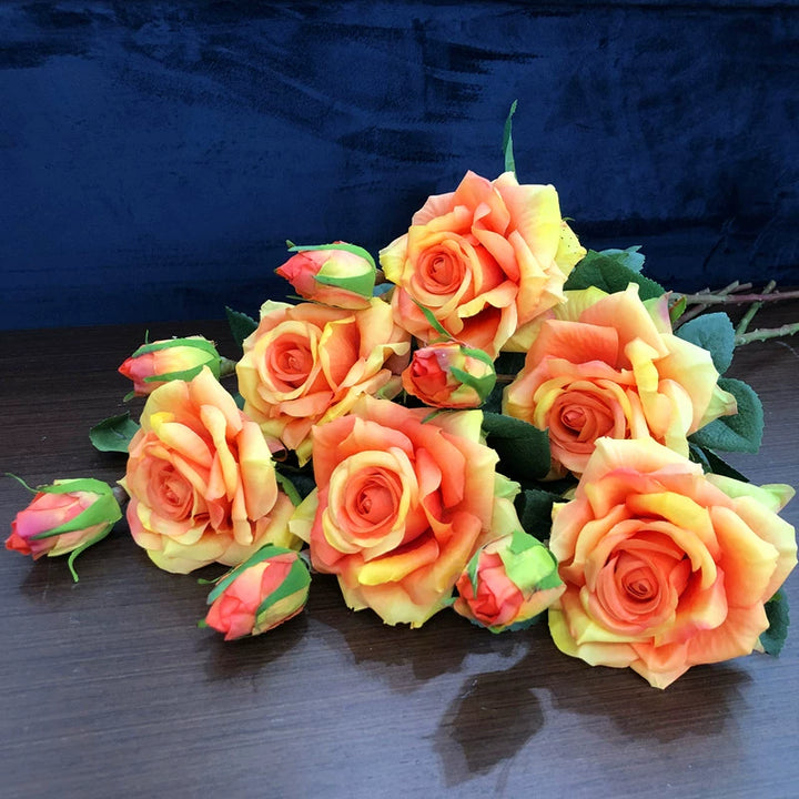 High-Quality Faux Hydrated Rose Stems for Home and Event Decor