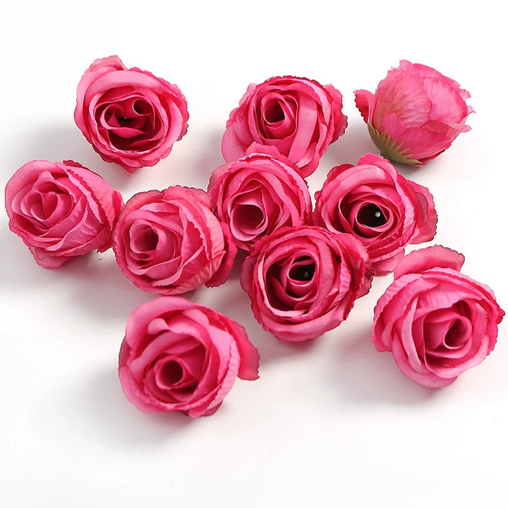 4cm Artificial Rose Flower Heads Pack 30 is a perfect addition to your florist supplies collection.