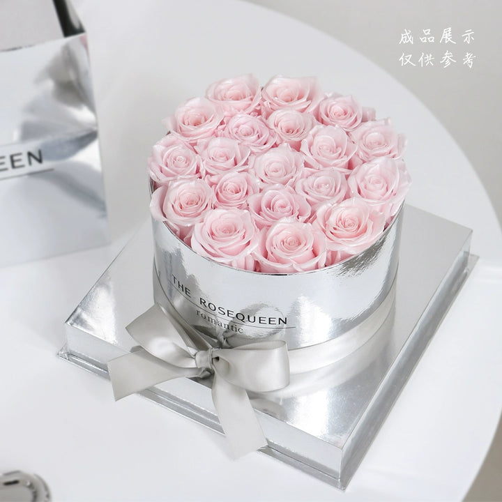 Pearlescent Preserved Cream Rose – 4-5CM Single Bloom DIY Craft Kit