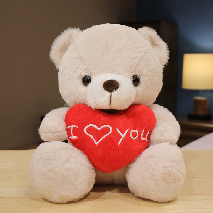 I Love You Plush Bear with Heart 28cm is a delightful addition to your valentine's gifts collection.