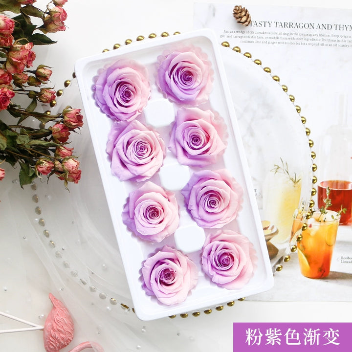 Preserved Rose 4-5cm – 40 Piece Floral Set for Creative Projects