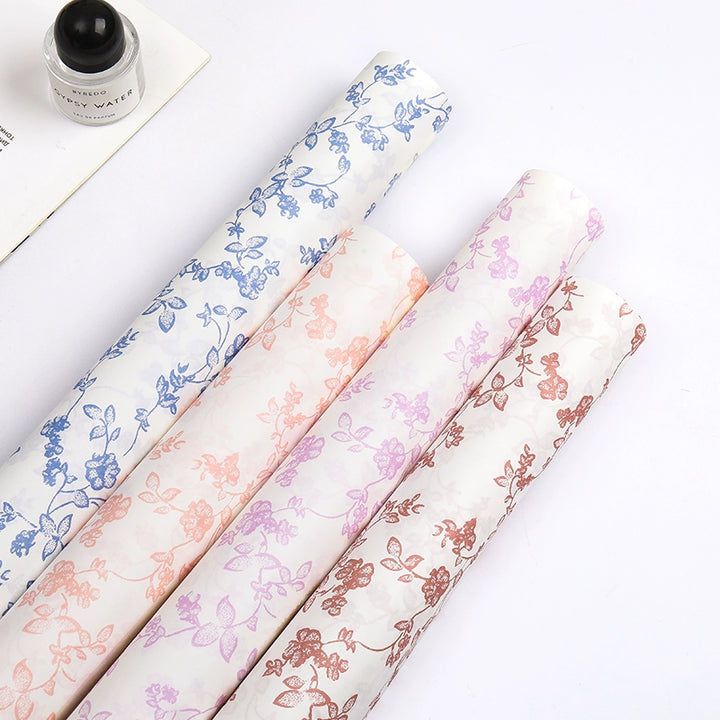 Bouquet Flower Art Paper Kapok Paper  Waterproof FLower Wrapping Paper Pack 10