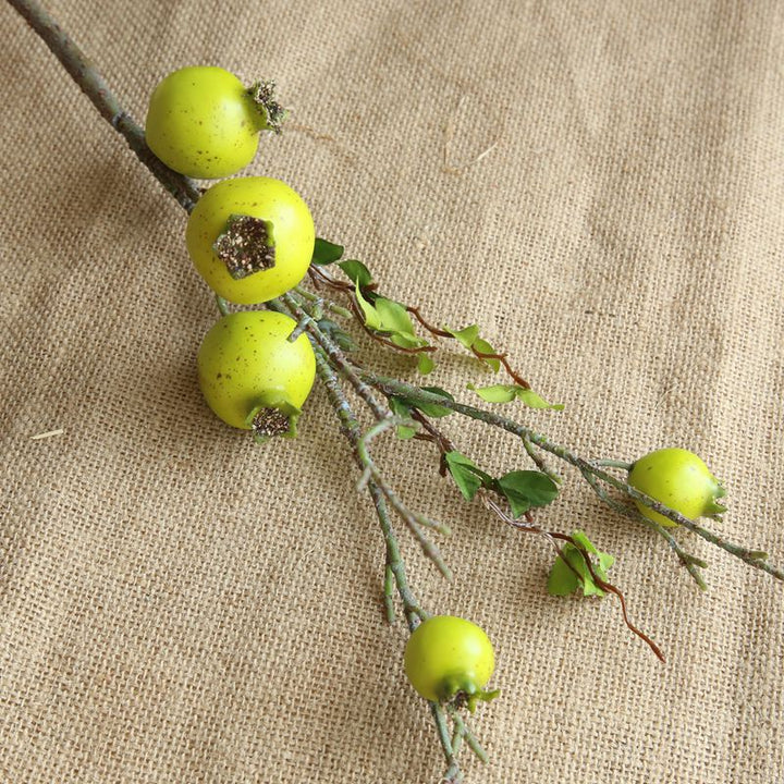 Pomegranate Fruit Branch Artificial Flowers, perfect as fake indoor plants.