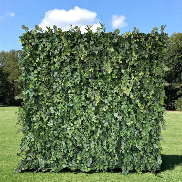 3D Flower Wall - Eucalyptus Greenery Grass Wall Backdrop