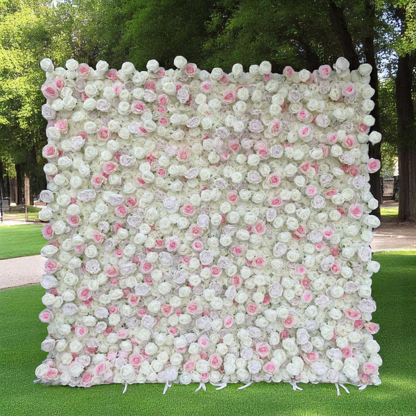 3D Flower Wall -  Blushing Elegance Floral Wall Backdrop